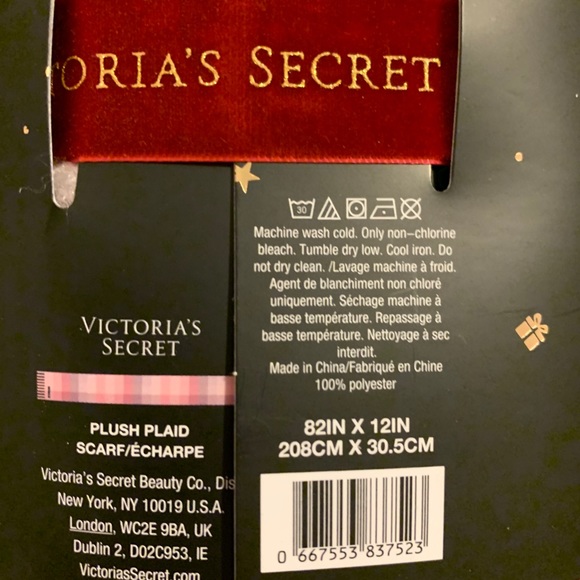 VICTORIA'S SECRET Plush Scarf (Pink) - Picture 4 of 6